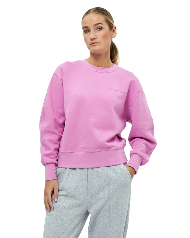 Beyond Now Bridget GOTS Sweatshirt | Pink Sweatshirts For Women Uk | Spring Sweater For Women | Size XXL