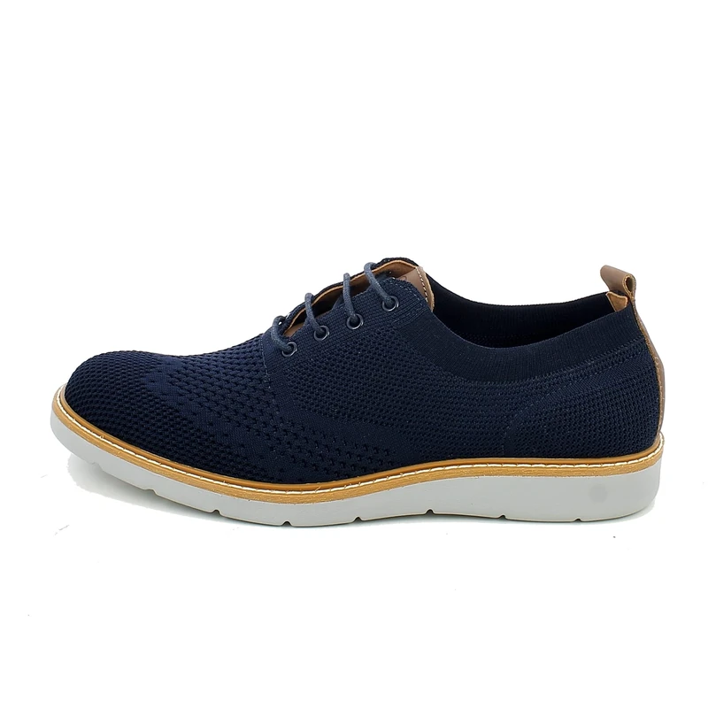Igi&Co Men's Carter Oxford Shoe, Blue, 6.5 UK - Image 1