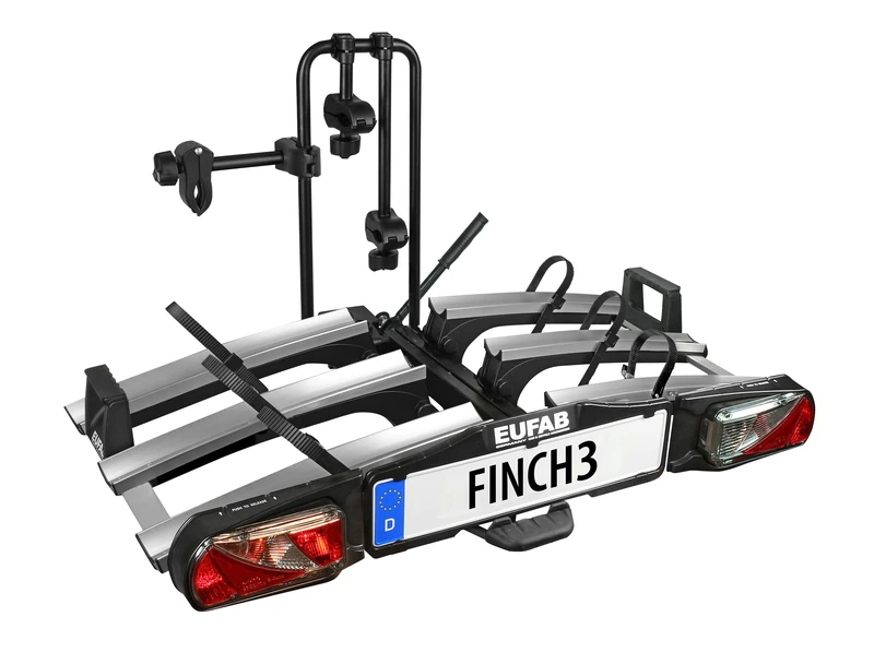 EUFAB 11598 FINCH Bicycle Carrier for 3 Bicycles