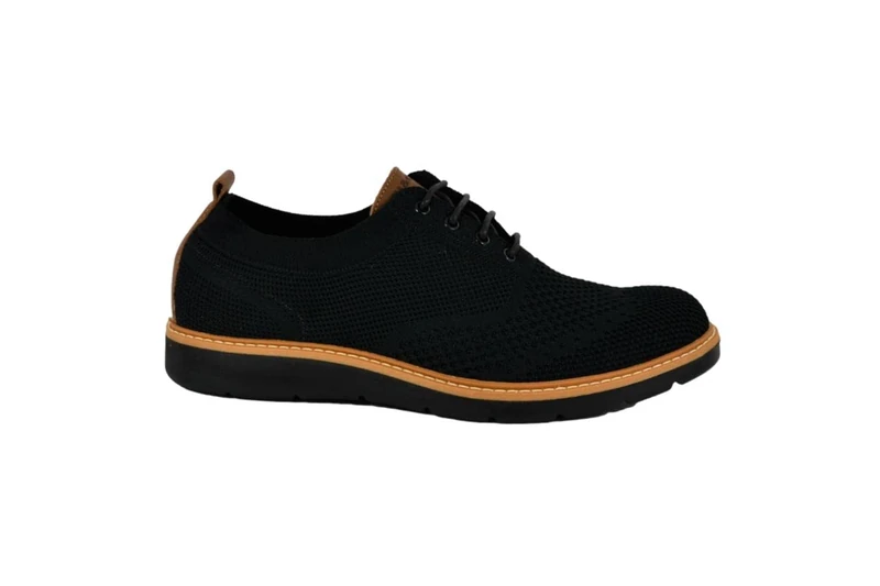 Igi&Co Men's Man Carter Oxford Flat, Black, 7 UK