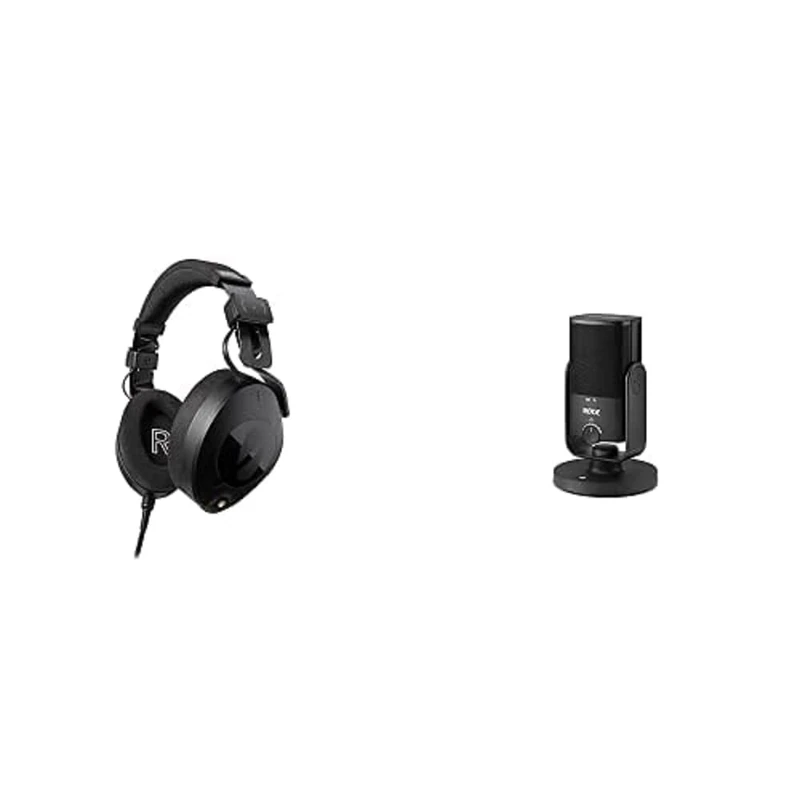 RØDE Bundle NTH-100 Headphones & NT-USB Mini Studio-quality Condenser USB Microphone for Working from Home, Video Calls, Gaming & Streaming