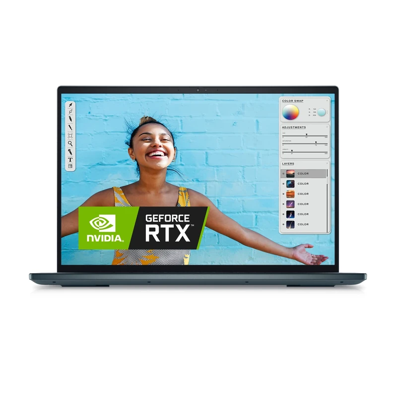 Dell Inspiron 7620 16 Plus 16" 3K Laptop, Intel Core i7-12700H, 16GB RAM, 1TB SSD, NVIDIA GeForce RTX 3060 6GB, Backlit Keyboard, Fingerprint Reader, Windows 11 Home (Dark Green)