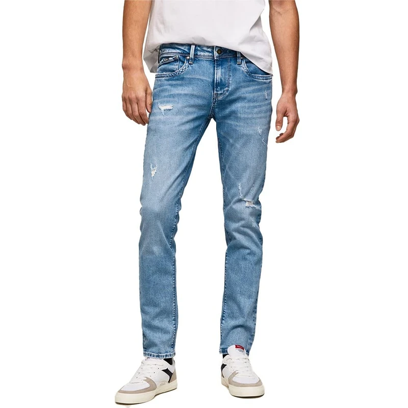 Pepe Jeans Men's Hatch Jeans, Blue (Denim-VT5), 40W / 30L