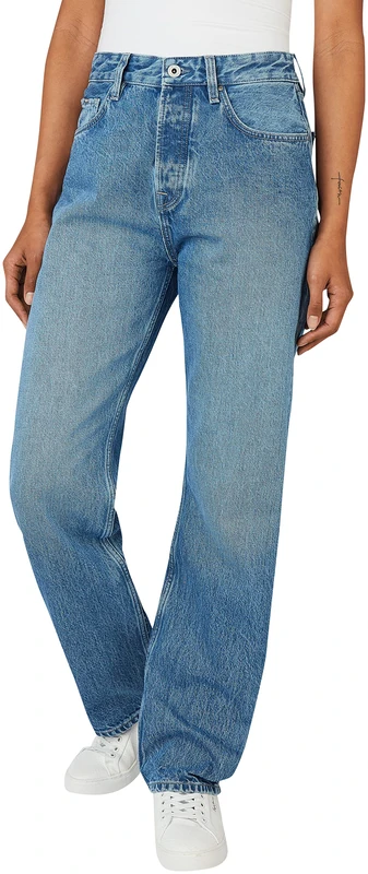 Pepe Jeans Women's Robyn Jeans, Blue (Denim-HQ1), 33W / 30L