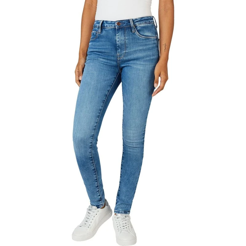 Pepe Jeans Women's Regent Jeans, Blue (Denim-VU1), 25W / 32L
