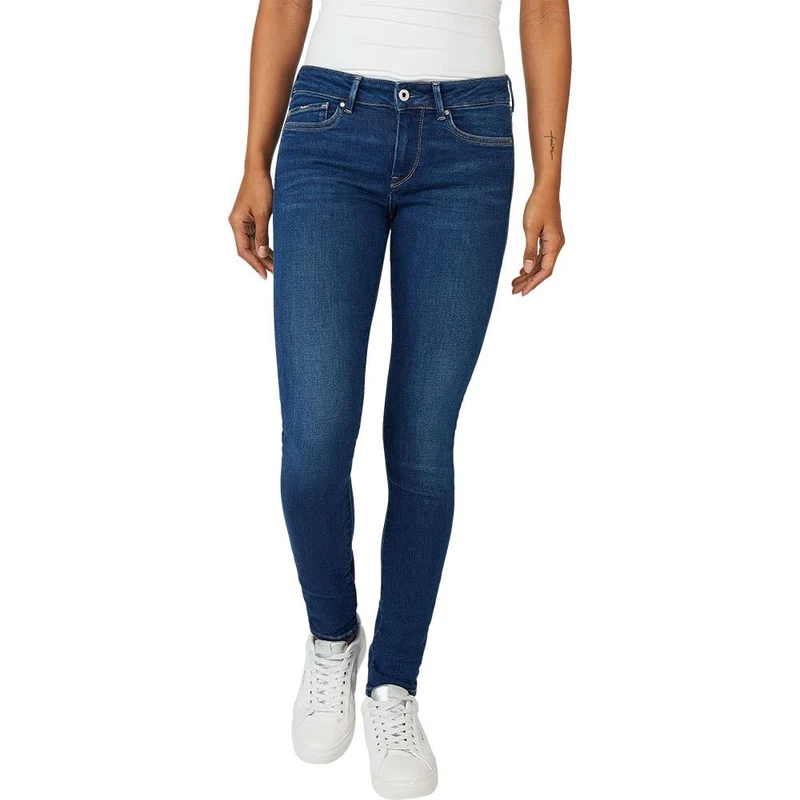 Pepe Jeans Women's Pixie Jeans, Blue (Denim-GW1), 24W / 32L