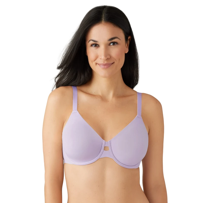 Wacoal Women's Superbly Smooth Unlined Convertible Underwire Bra Full Coverage, Opaque, Orchid Petal, 40DD