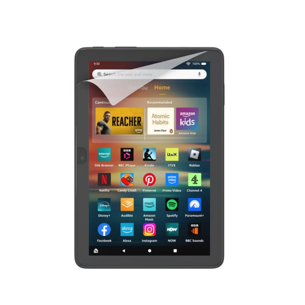 Clear Screen Protector (2 pack) for Amazon Fire HD 8 tablet (2022 & 2024 releases)