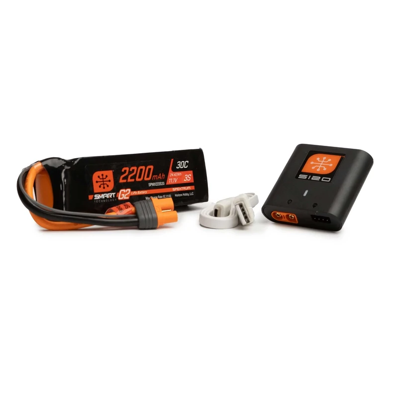 Spektrum Smart Powerstage Air Bundle: 2200 mAh 3S G2 LiPo Battery / S120 Charger