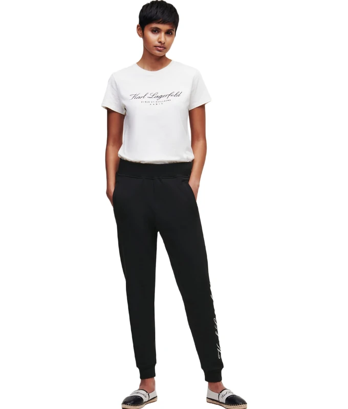 KARL LAGERFELD Women's Karl Hotel Sweatpants Black XS
