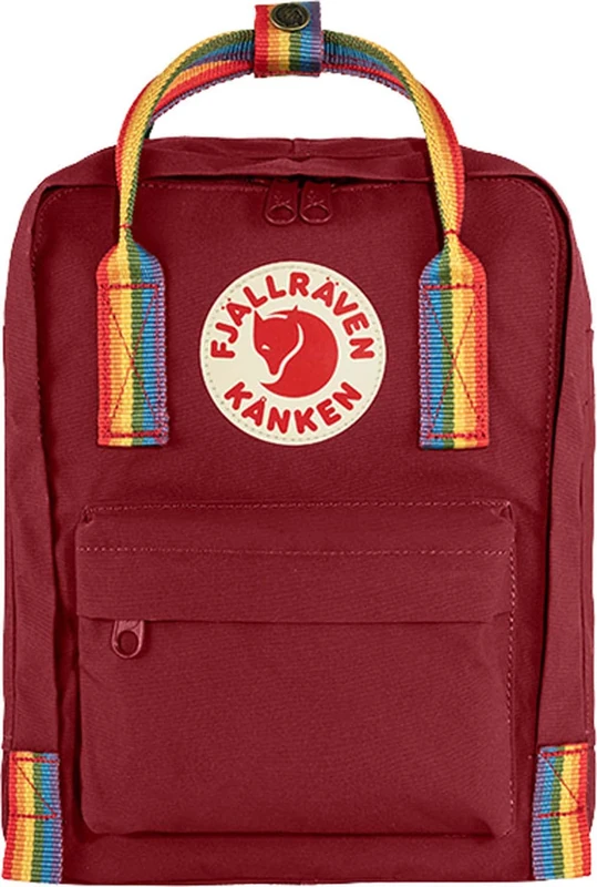 Fjallraven 23621-326-907 Kånken Rainbow Mini Sports backpack Unisex Ox Red-Rainbow Pattern Size One Size