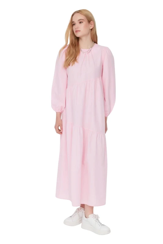 Trendyol Women Modest Maxi A-line Regular Woven Modest Dresses