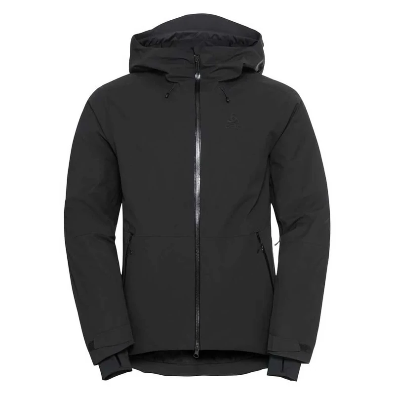 Odlo Men's Bluebird S-Thermal Insulated Ski Jacket, Black, XL