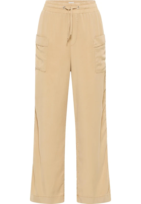 MUSTANG Women's Style Drawstring Wide Leg Jeans, Lark 3100, 30W x 30L