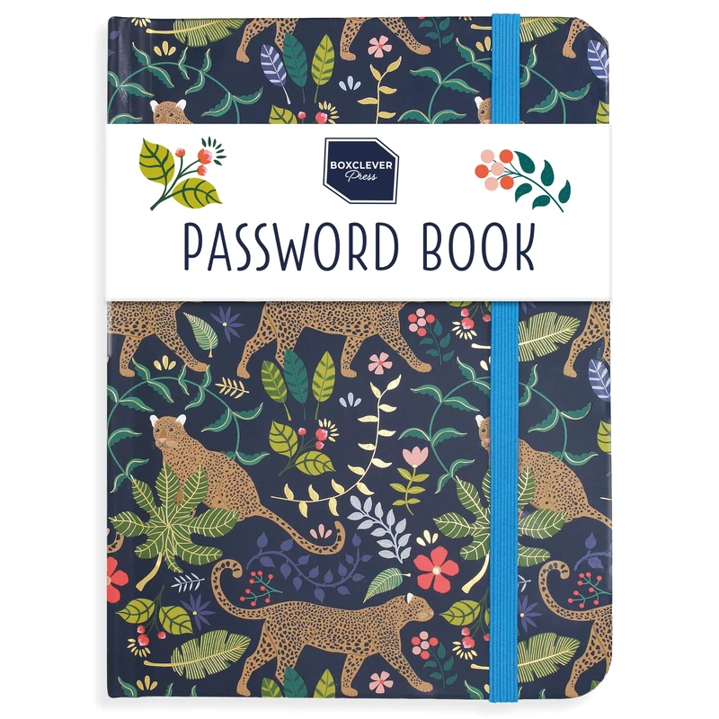 Boxclever Press Password Book. Never Forget a Password Again! Easy to Use Internet Password Book with Alphabetical Tabs for All Your Login Details. Untitled Password Book Small 11 x 15.5cm