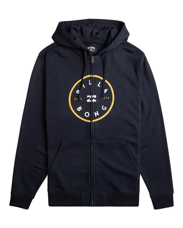 Billabong Men's Zip Hoodie - Cotton Screen Fleece