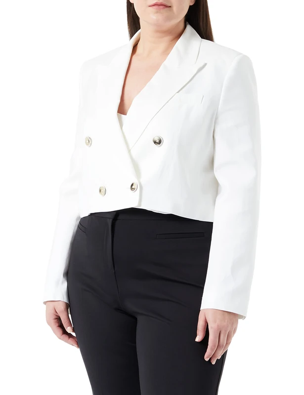 Pinko Women's EMANCIPATO Viscose Linen Business Jacket - 48