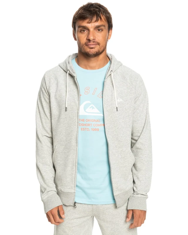 Quiksilver Essentials Raglan - Zip-Up Hoodie for Men
