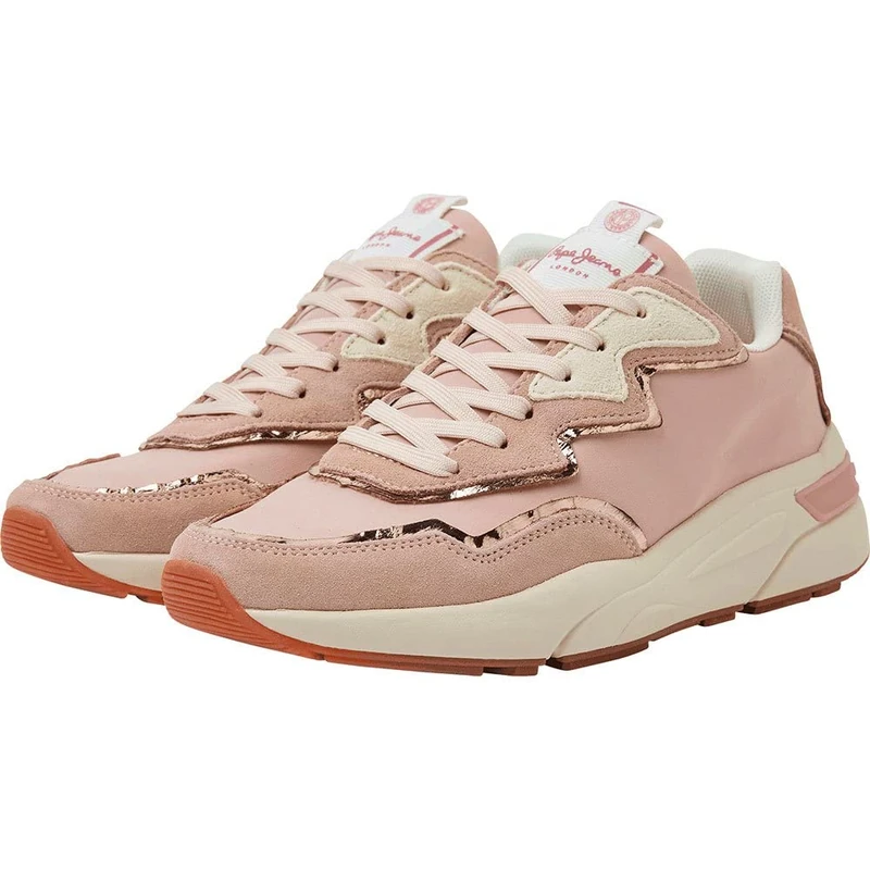 Pepe Jeans Women Arrow Light Wedge Sneaker Pink 3