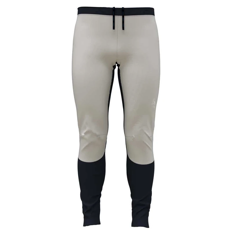 Odlo Men's Pants Regular Length Long Running Trousers, Dark Sapphire-White, XXL