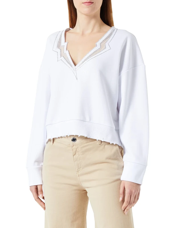 Pinko Women's Gigante Gonna Punto STOFFA SCU Skirt, P87_Fuxia, 44