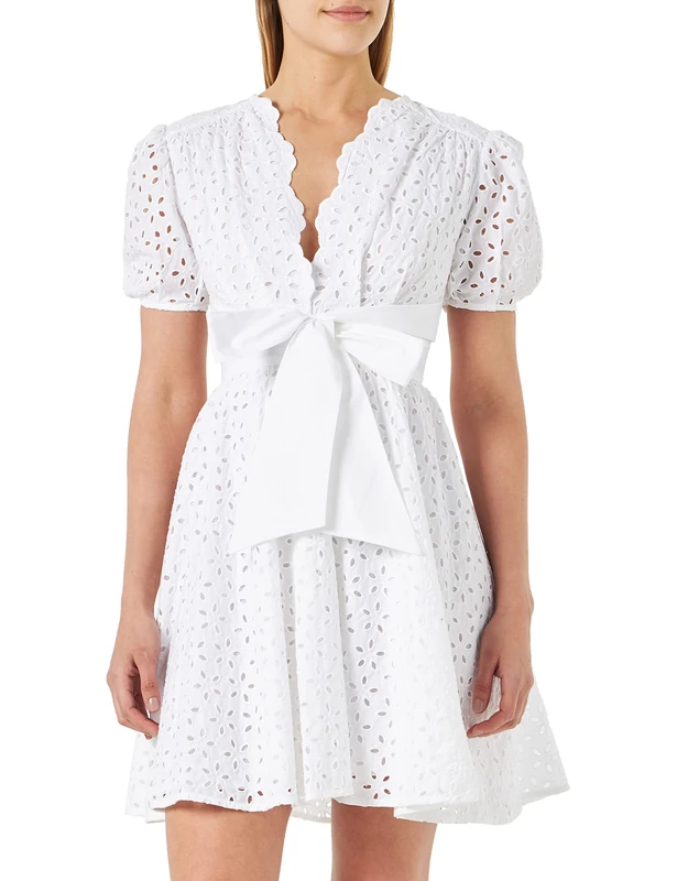 Pinko Women's Giacca Casual Dress, Z04_Bianco Brill, 36