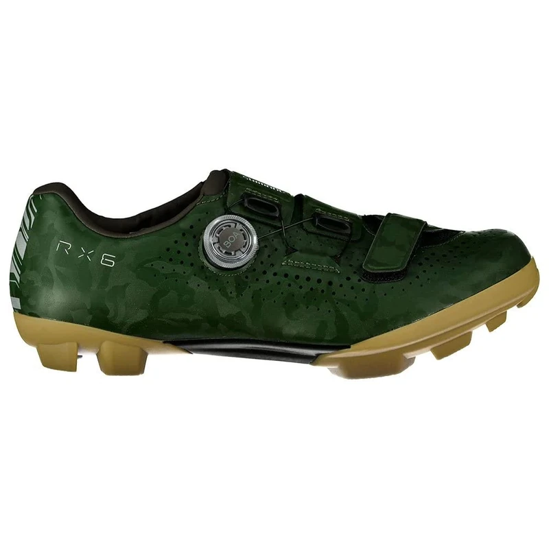 Shimano Clothing RX6 (RX600) Shoes, Green, Size 47