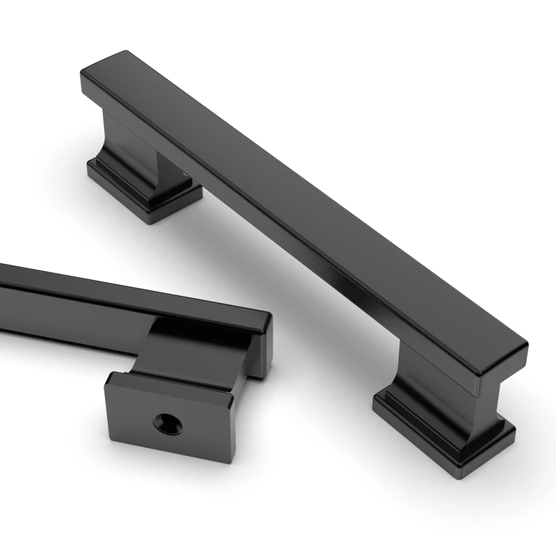 Asidrama 20 Pack 3.75 Inch(96mm) Matte Black Kitchen Cabinet Handles, Cabinet Pulls Kitchen Cabinet Hardware for Cupboard Drawer Pulls