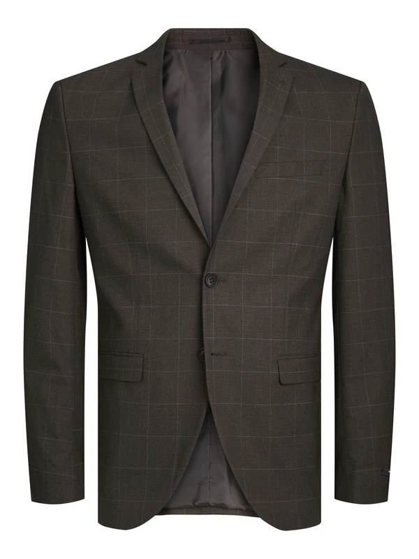 JACK & JONES Men's JPRFRANCO Blazer NOOS, Petrified Oak, Fit: Super Slim, 40R