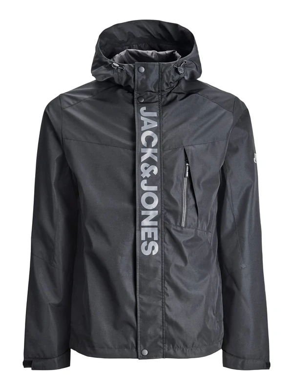 JACK & JONES Men's JCOLOGAN Light Jacket SN, Black, XL