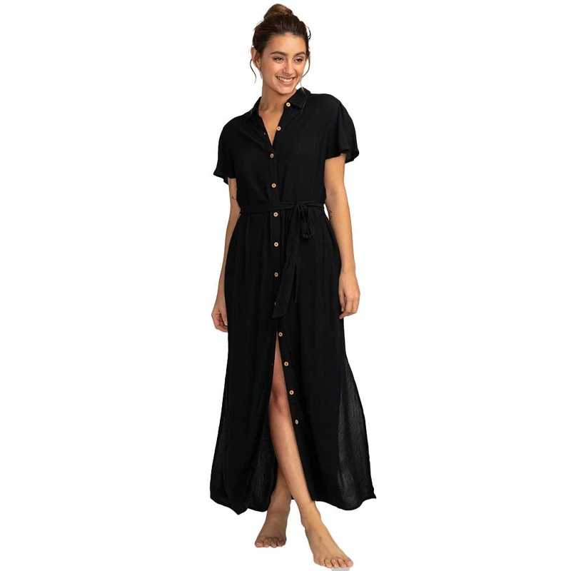 Billabong Sweet Day - Maxi Shirt Dress for Women