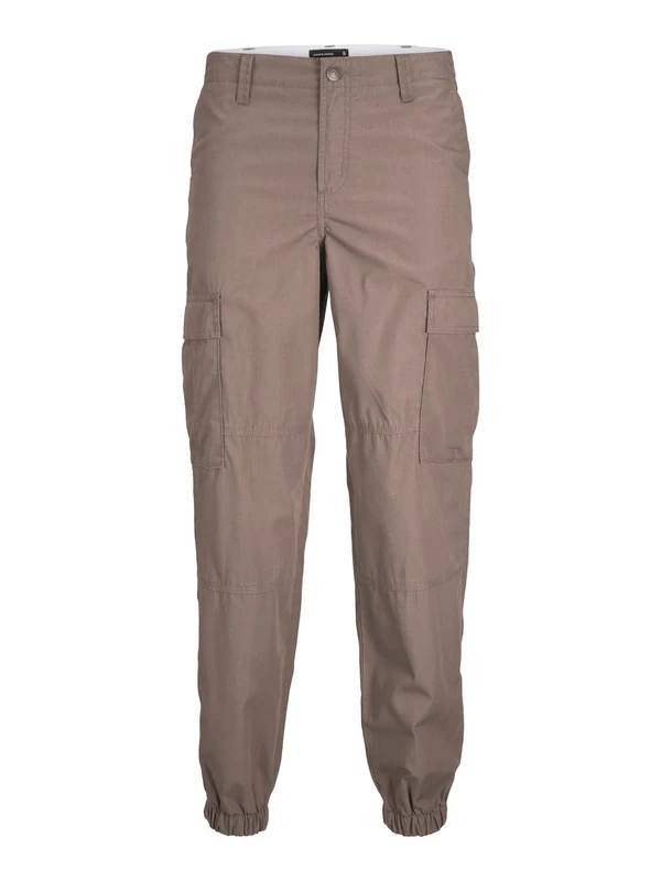 JACK & JONES Men's Jpstkarl Jjflint Sa Cuffed Cargo Trousers, Falcon, 28 W/32 L