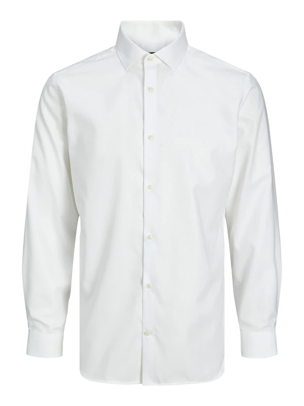 JACK & JONES Male Shirt Long Sleeve White