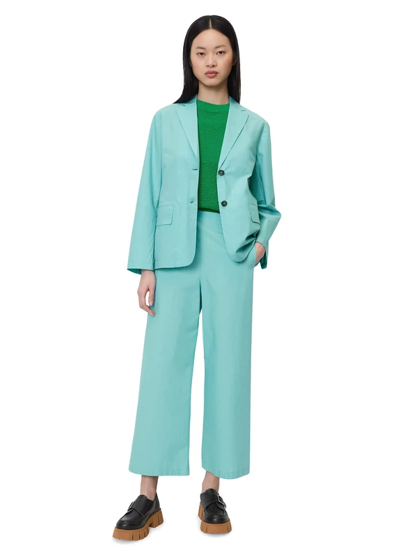 Marc O'Polo Women's Saccos, Business Casual Blazer, Sea Blue, 14