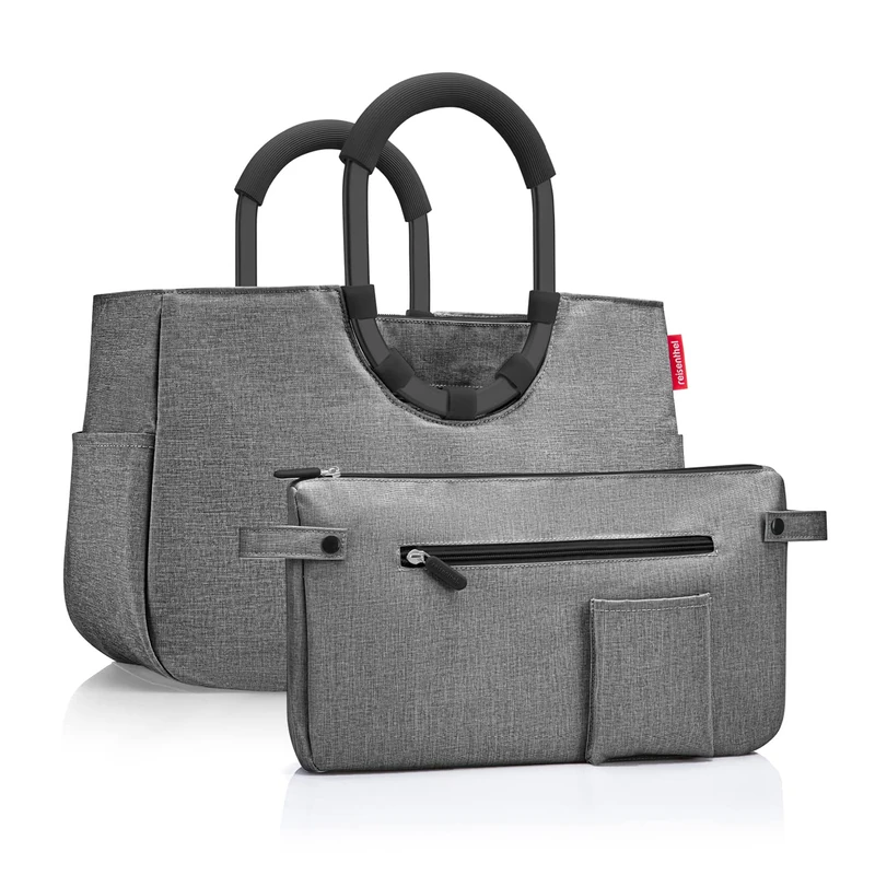 Reisenthel OS7052 LOOPSHOPPER M FRAME TWIST SILVER Gym Bag Women's FRAME TWIST SILVER Size Unica