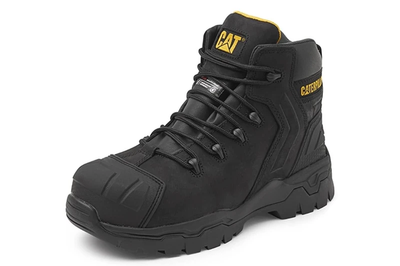 Caterpillar CAT Mens Everett S3 Wr Ci H Industrial Boot, Black, 6 UK