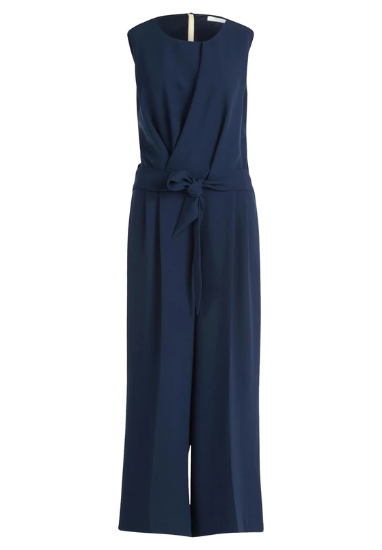 Betty & Co Women's Verona Long Sleeveless Jumpsuit, Navy Blue, 10, navy blue