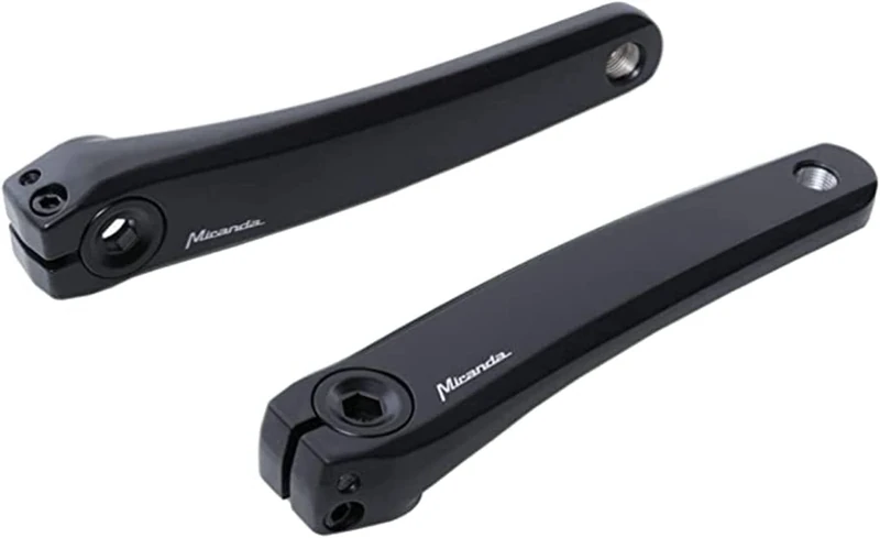 Miranda Unisex E Bike Cranks 150mm Q16 To Suit Shimano EP8, Black, 150mm EU