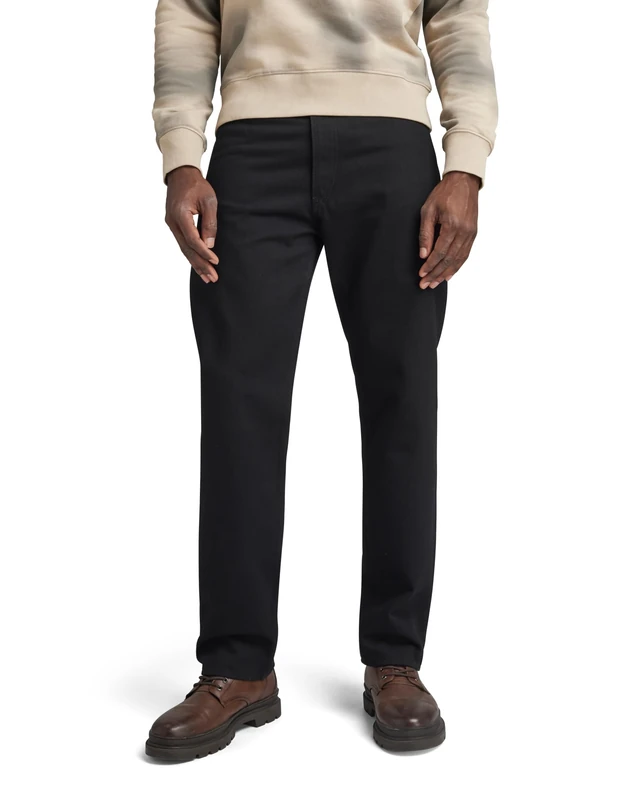 G-Star Men's Type 49 Relaxed Straight Jeans, Black (pitch black D20960-D291-A810), 27W / 30L