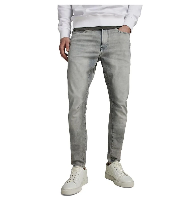 G-STAR Men's D-Staq 3D Slim Jeans, Grey (antic faded radium D05385-9882-C587), 38W / 34L
