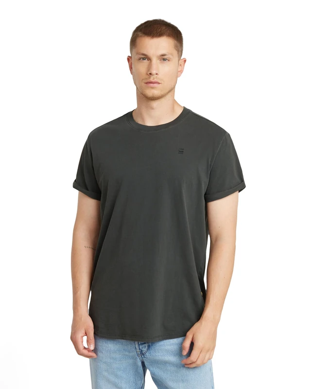 G-STAR Men's Lash T-Shirt, Black (dk black gd D16396-2653-B564), XS