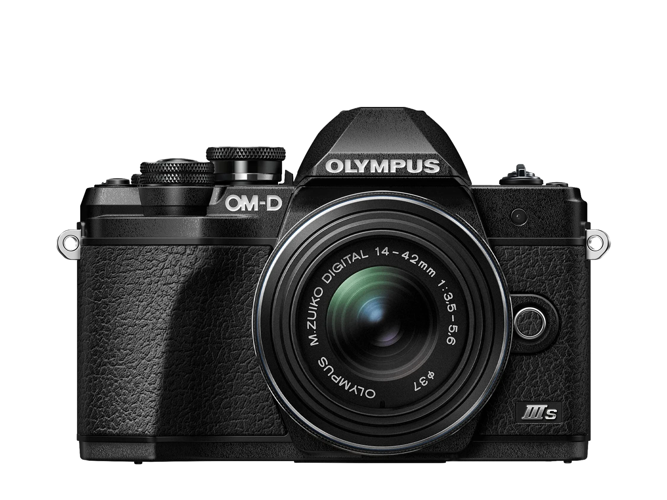 Olympus OM-D E-M10 Mark III S Micro Four Thirds System Camera Kit, 16 MP Sensor, 5-axis in body image stabilisation, 4K Video, black incl. M.Zuiko Digital ED 14-42mm F3.5-5.6 R Pancake black