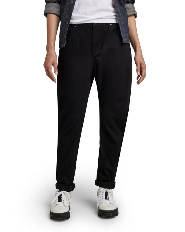 G-Star Women's Arc 3D Boyfriend Jeans, Black (pitch black D19821-D304-A810), 24W / 30L