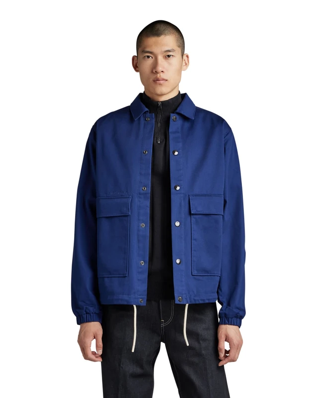 G-Star Men's Coach Jacket, Blue (ballpen blue D22895-C981-1822), XXL