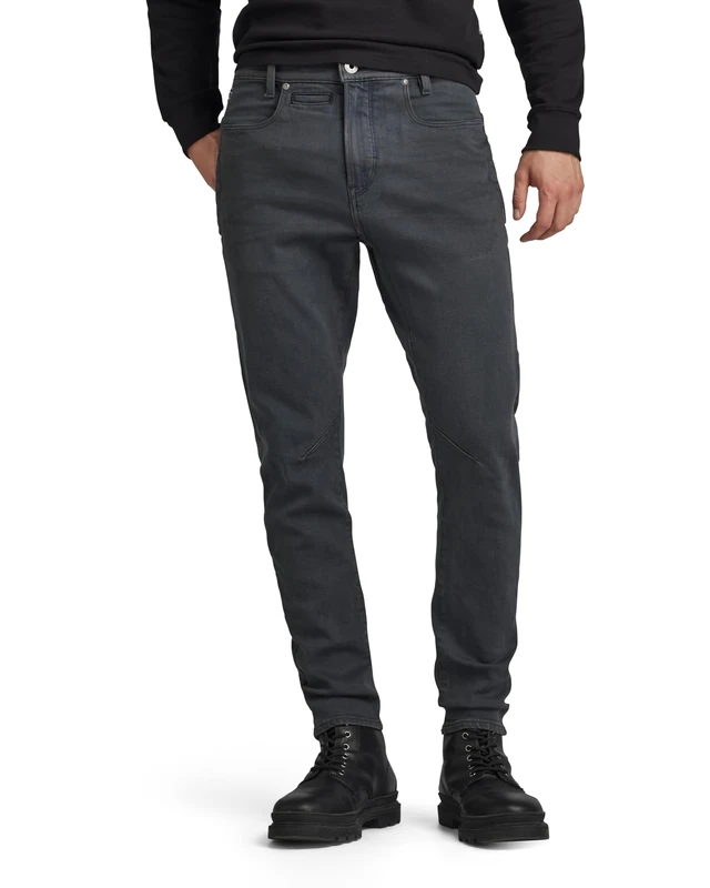 G-Star Men's D-Staq 3D Slim Jeans, Grey (worn in tornado D05385-D185-D353), 27W / 32L