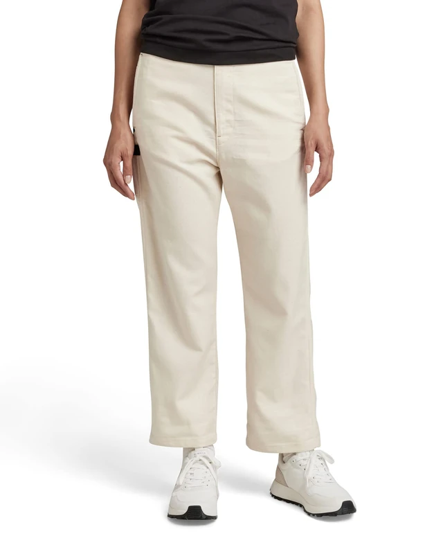G-Star Women's Chino Relaxed , Beige (ecru D22151-D299-159), 27