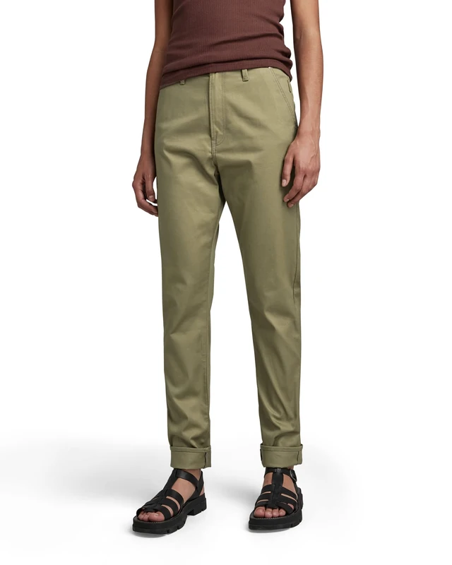 G-Star Women's Slim Chino, Green (smoke olive D21371-C072-B212), 29W / 30L