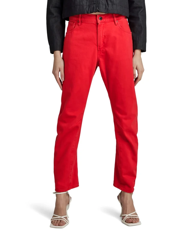 G-Star Women's Arc 3D Boyfriend Jeans, Red (acid red gd D19821-D300-D830), 26W / 30L