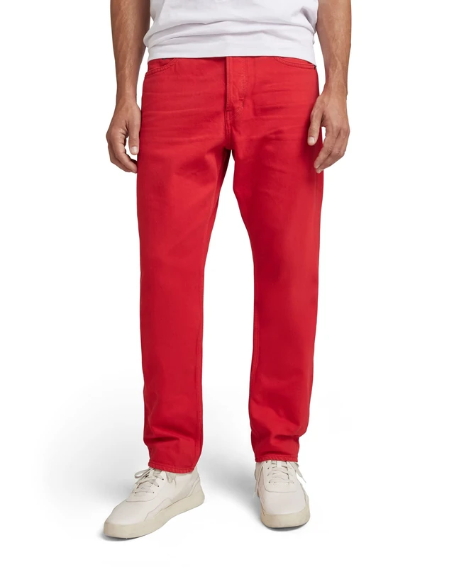 G-Star Men's Triple A Regular Straight Jeans, Red (acid red gd D19161-D300-D830), 28W / 30L