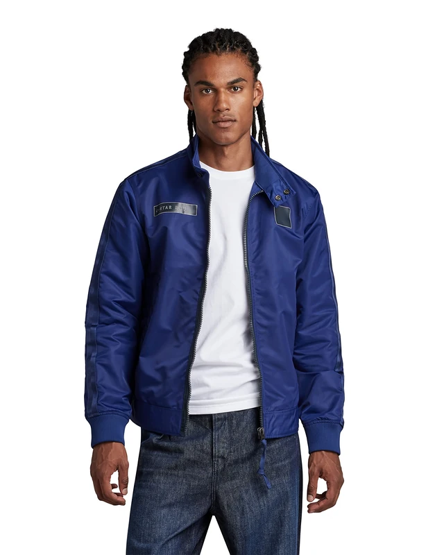 G-Star Men's Harrington Jacket, Blue (ballpen blue D22896-C143-1822), L